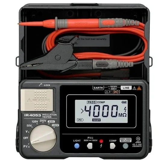 

4053-10 Insulation Resistance Meter 5-range Digital Insulation Resistance Meter with PV Dedicated Range