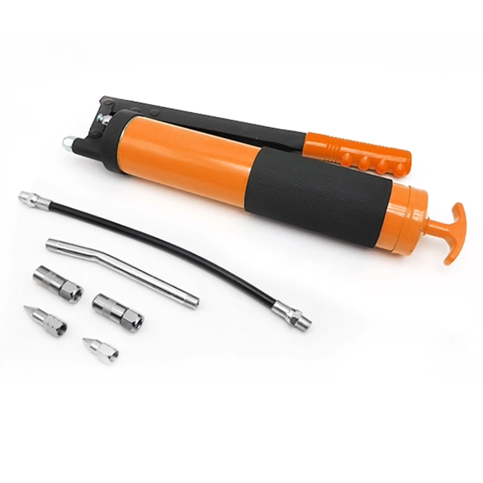 

500CC Heavy Duty High Pressure Grease Gun for Truck Excavator, Alloy Manual Lubricator with Zinc Valve for Auto Ship Tractor