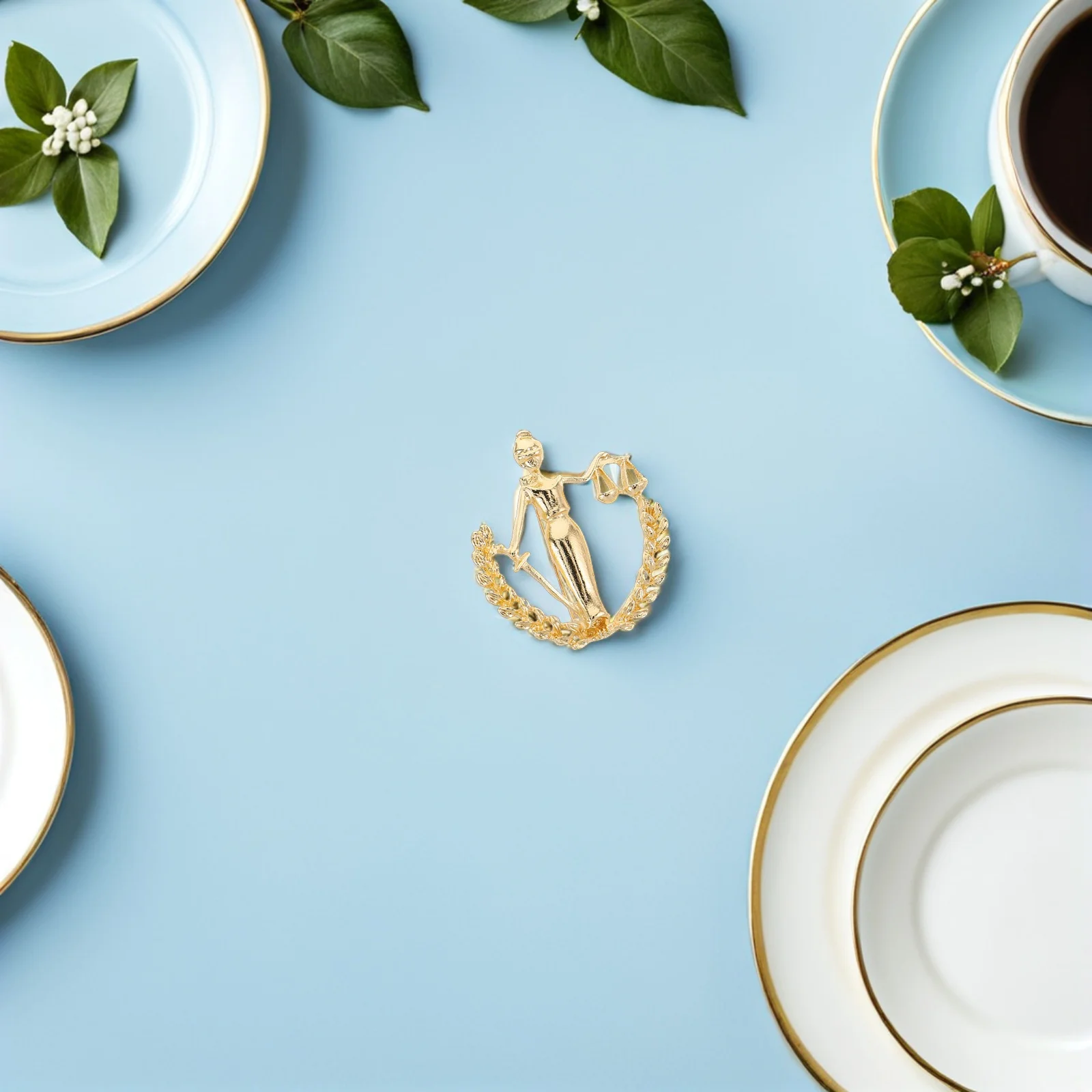 

2Pcs Law Lapel Pin Alloy Brooch Suit Pin for Men Judge Lawyer Shirt Collar Badge Formal Events Sweaters Clips Shawl Clasp