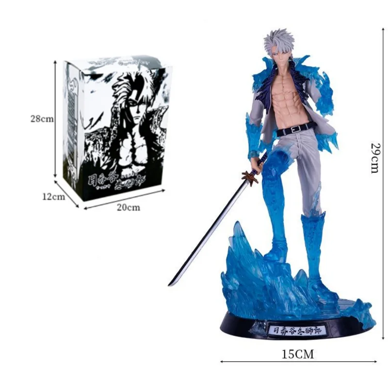 Hitsugaya Toushirou BLEACH Figure Ban Kai Hyourinmaru Toushirou Anime Figure PVC Model Thousand-Year Blood War Decoration Toys