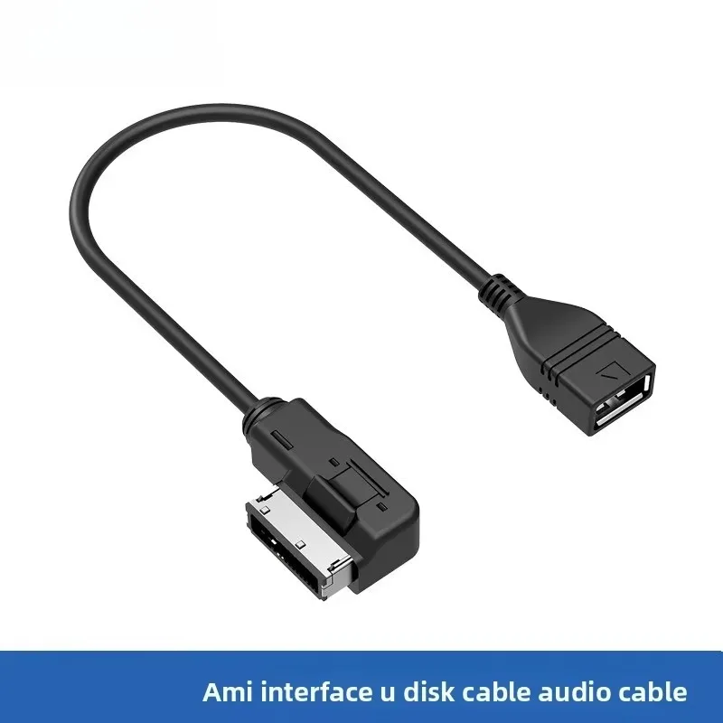 1 Uds para VW MK5 AUDI A3 A4 A4L A5 A6 A8 Q5 Cable USB auxiliar música MDI MMI AMI a USB interfaz hembra Audio adaptador auxiliar Cable de datos