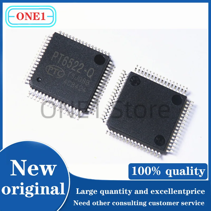 

1PCS/lot New original PT6522-Q QFP64 Common Black Screen Fault in Automotive Instruments Power Chip IC Module