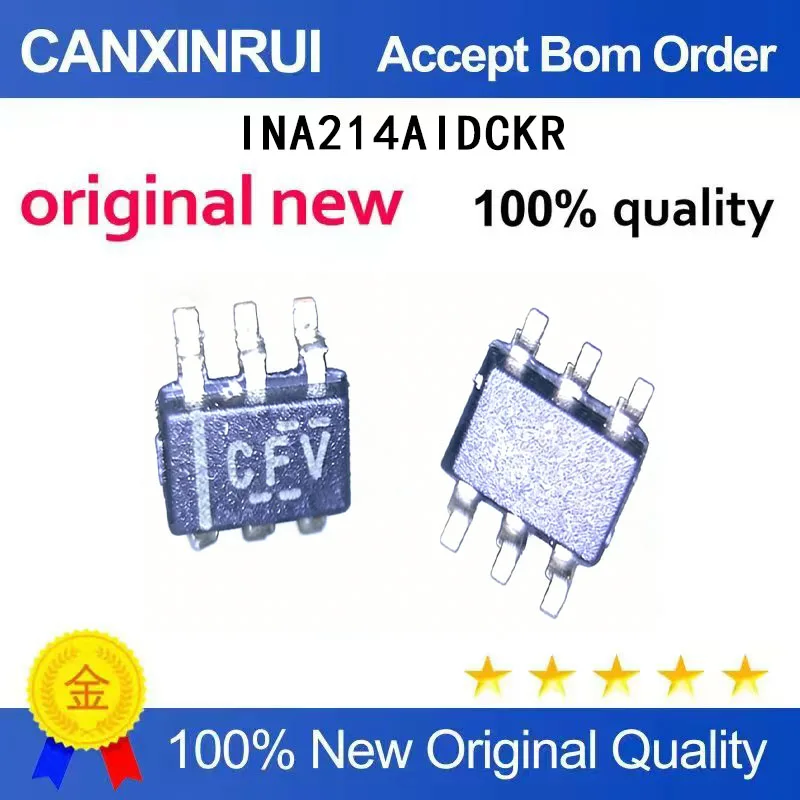 

(5-100 Pieces) Brand new stock INA214AIDCKR INA214 CFV 6-pods