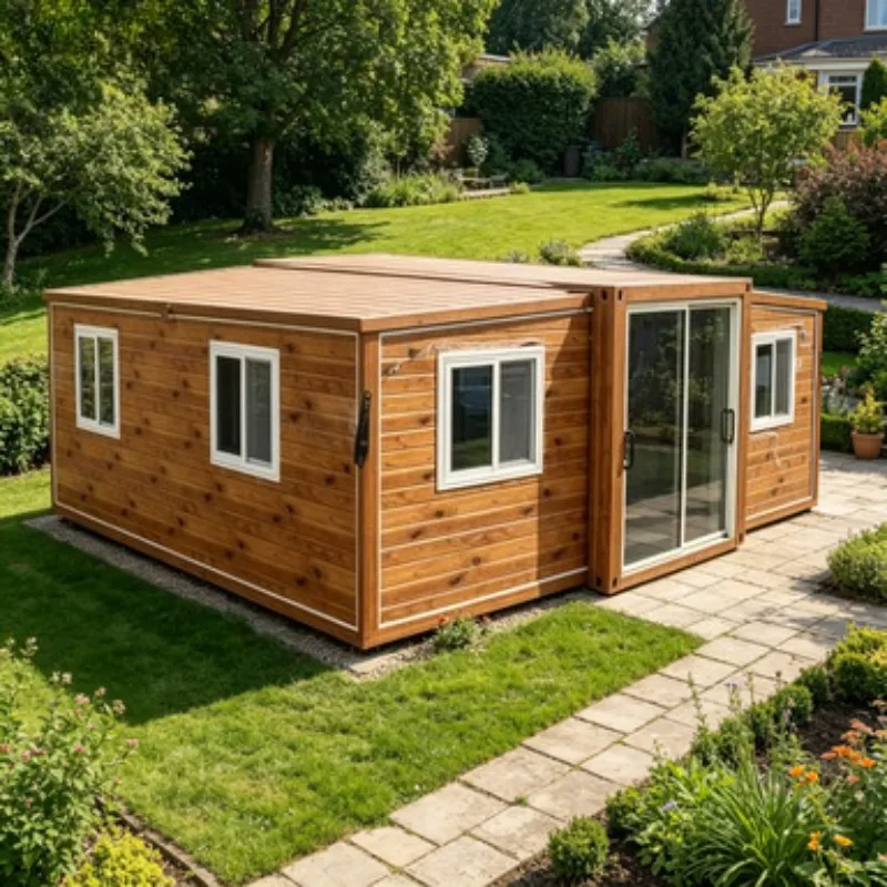 20 40Ft Luxury Midcentury Modern CE Certified Expandable Container House Prefab Modular Home Bedroom Sandwich Panels Portable