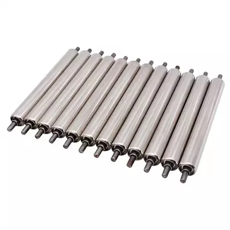 304 Stainless Steel Roller Tube Diameter 38mm Non-powered Machine Barrel Puller Conveyor Roller Length 200-1000mm