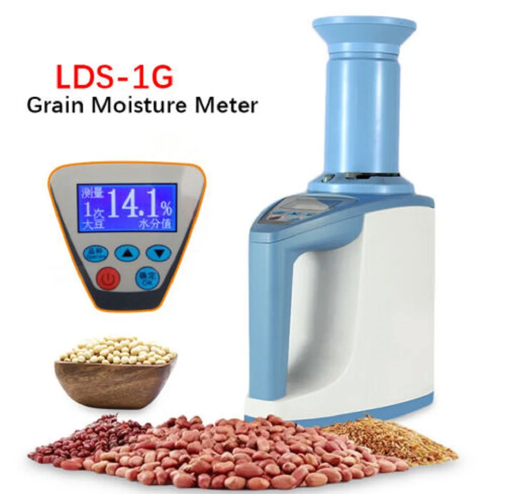 Grain Moisture Meter Seed Rice Wheat Moisture LCD Intelligent Tester 3~35% Range