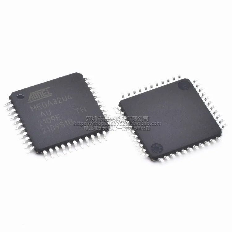 Nieuwe Spot ATMEGA32U4-AU Chip 8-Bit Microcontroller Av R16K Flash Memory Usb TQFP-44