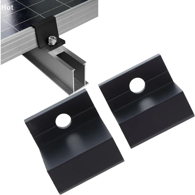 5/10Pcs 30/35/40mm Clamps Solar Photovoltaic Mounting PV End Clamps For Solar Module Solar Panel Racking Mounts Accessories