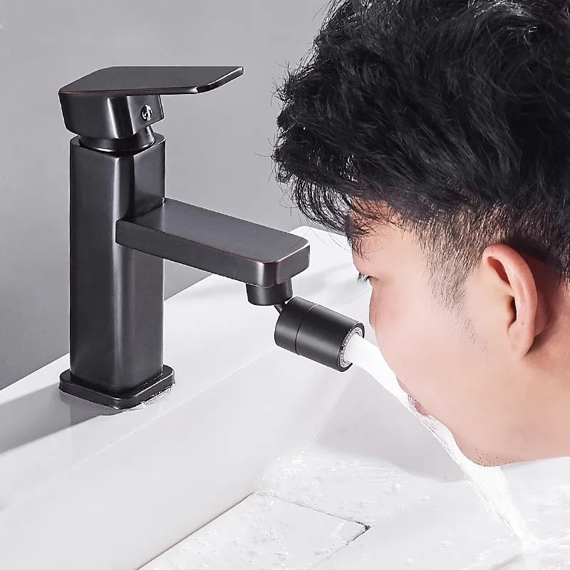 Universal 360° Rotating Kitchen Faucet Extender 2 Mode Adjustable Aerator Splash Proof Water Saving Filter Nozzle，Sink Washbasin