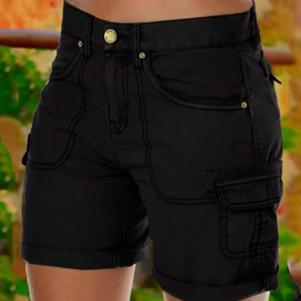 Women Cargo Shorts Stylish Women's Cargo Shorts for Summer Adventures High Waisted Trendy Outdoor Outfits with for Travel