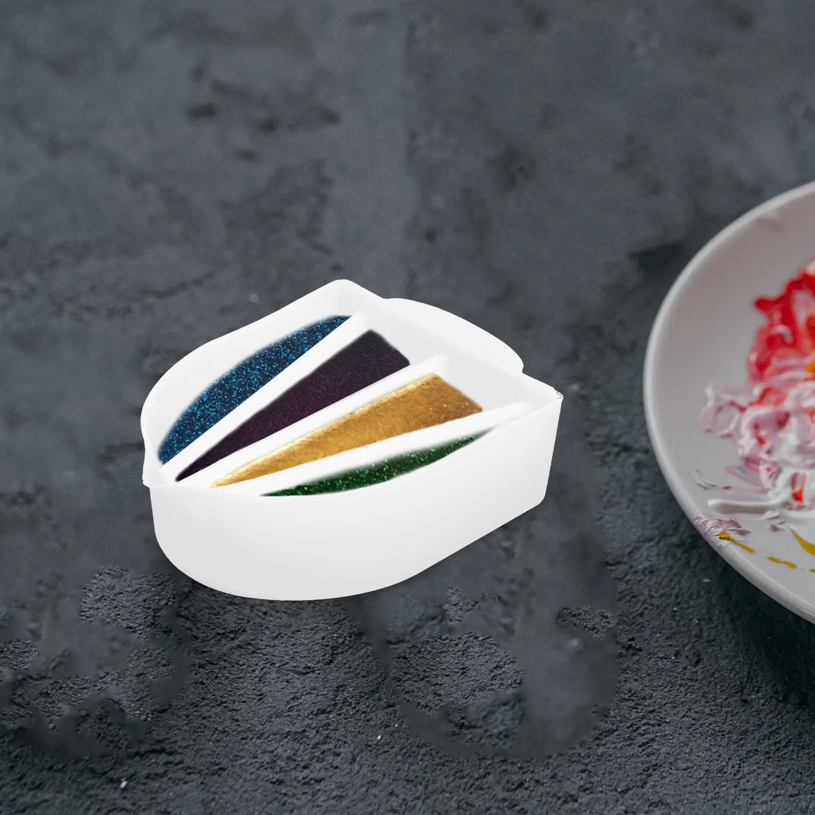 

Silicone Glue Mixing Cup Color Mixing Holder Pigment Storage Container for DIY Epoxy Crafts Art Painting Watercolor Pigment