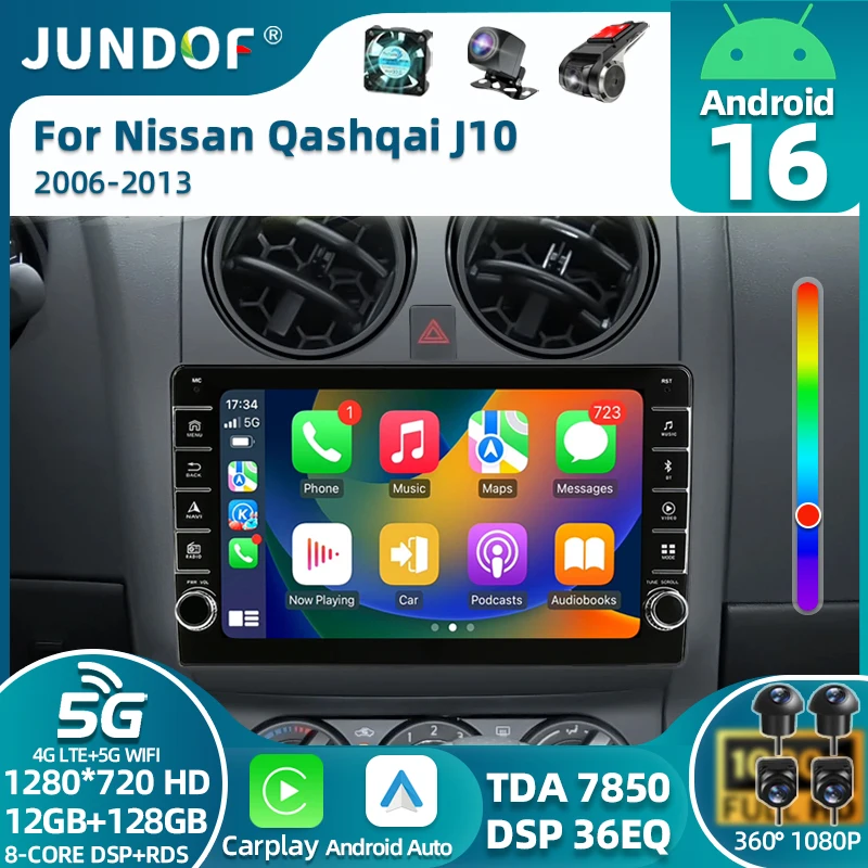 

Android 16 For Nissan Qashqai J10 2006 2007 2008 2009 2010 2011 2012 2013 Android Car Radio Auto Multimedia Video Player GPS