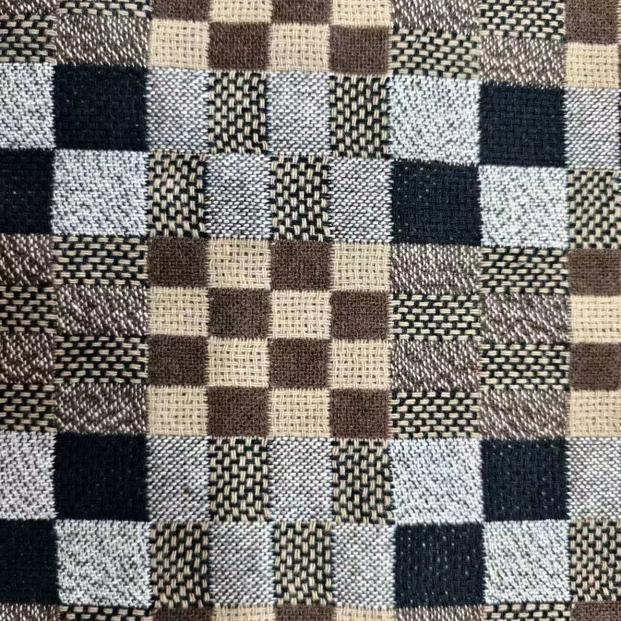 Grid Tweed Wool Fabric,for Fal - Sewing Tweed recension och pris
