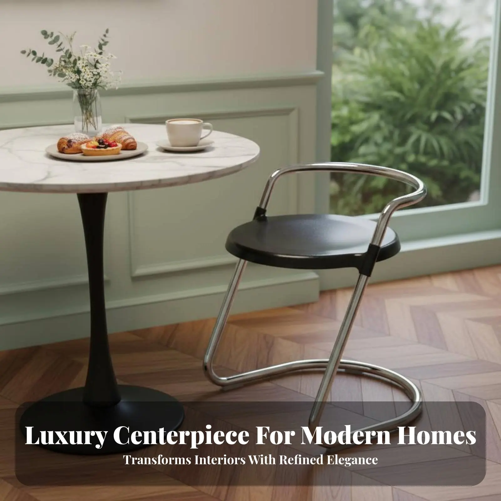 

Transparent Specter Chair Light Luxury Design Vanity Stool Minimalist Design U-Shaped Backrest for Women, Homeowners