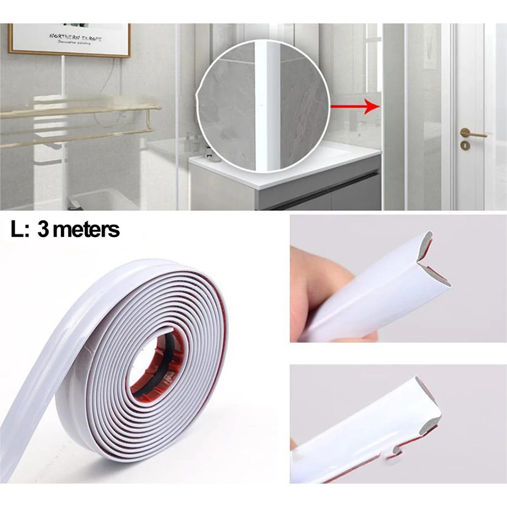 Accidental Bumps Protection Wall Corner Moulding DIY Line Molding Effective Furniture Protection Flexible Material