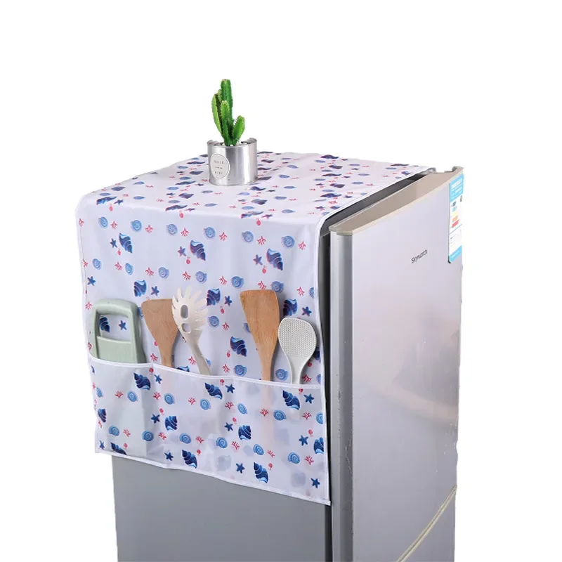 New Refrigerator Washing Machine Dust Cover Hanging Bag PEVA Washable Dust and Oil Proof Household Appliances Cover