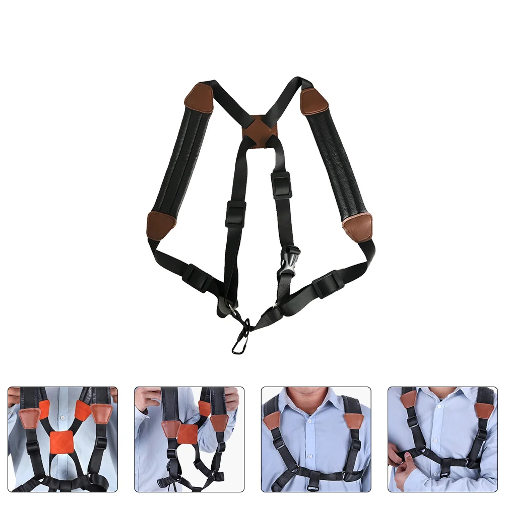 

Universal Double Shoulder Saxophone Strap Padded Durable Replacement Belt For Sax Harness Accessories Instrument Belt