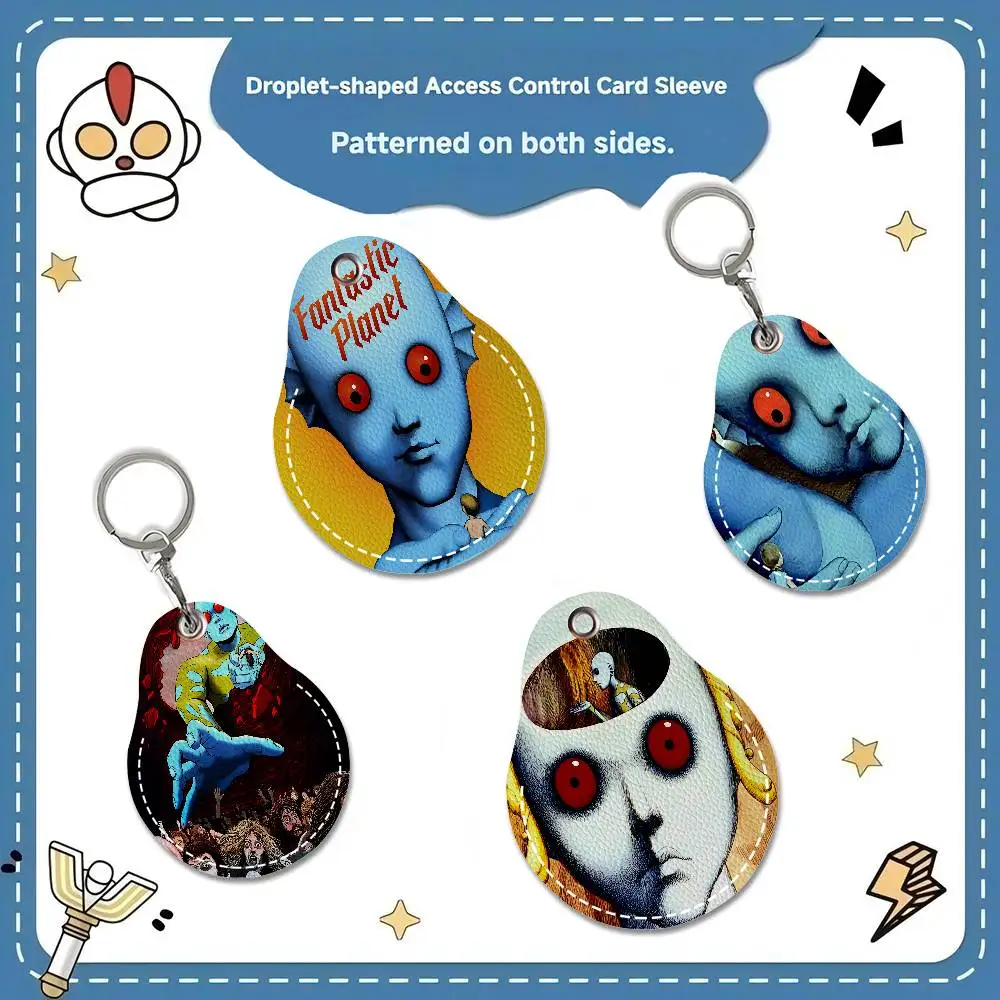 Fantastic Planet Animation new cute ashionable simple portable sensor access card protective cover for men and women