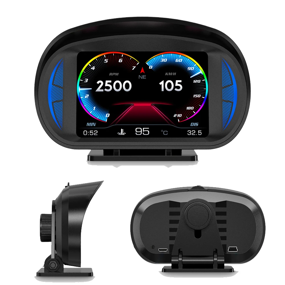 2026-factory-popular-slope-turbo-speedometer-head-up-display-auto-electronics-speed-p2-smart-obd2-gauge-gps-car-hud-display