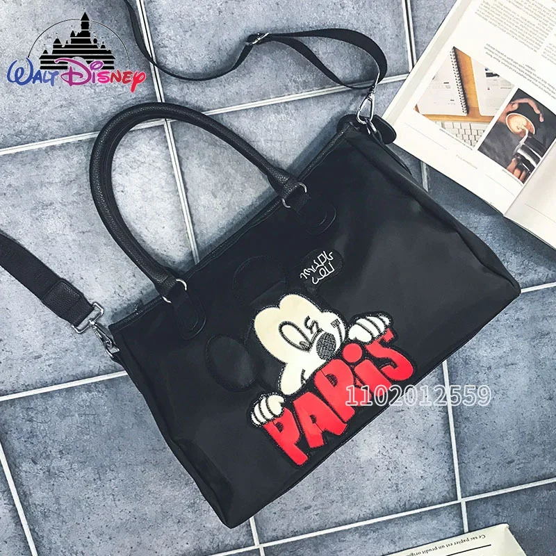 Disney Mickey Nova Bolsa de Viagem Feminina Luxo Marca Travel Bag Grande Capacidade Portátil Travel Bag Moda Outdoor Fitness Bag