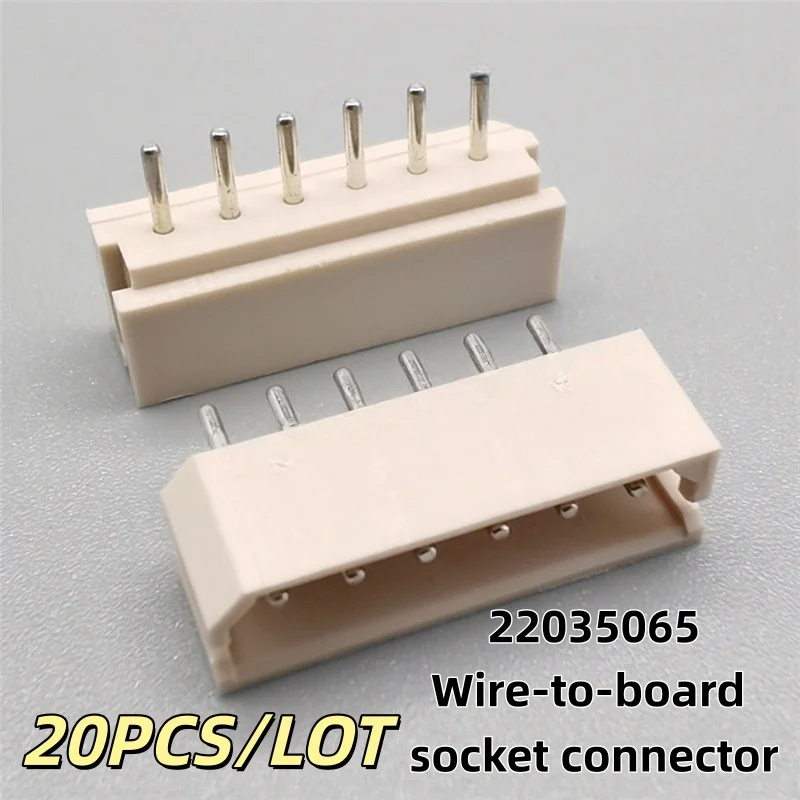 

20PCS/LOT 22035065 2203-5065 022035065 6PIN P=2.5mm Wire-to-board socket connector New and Original