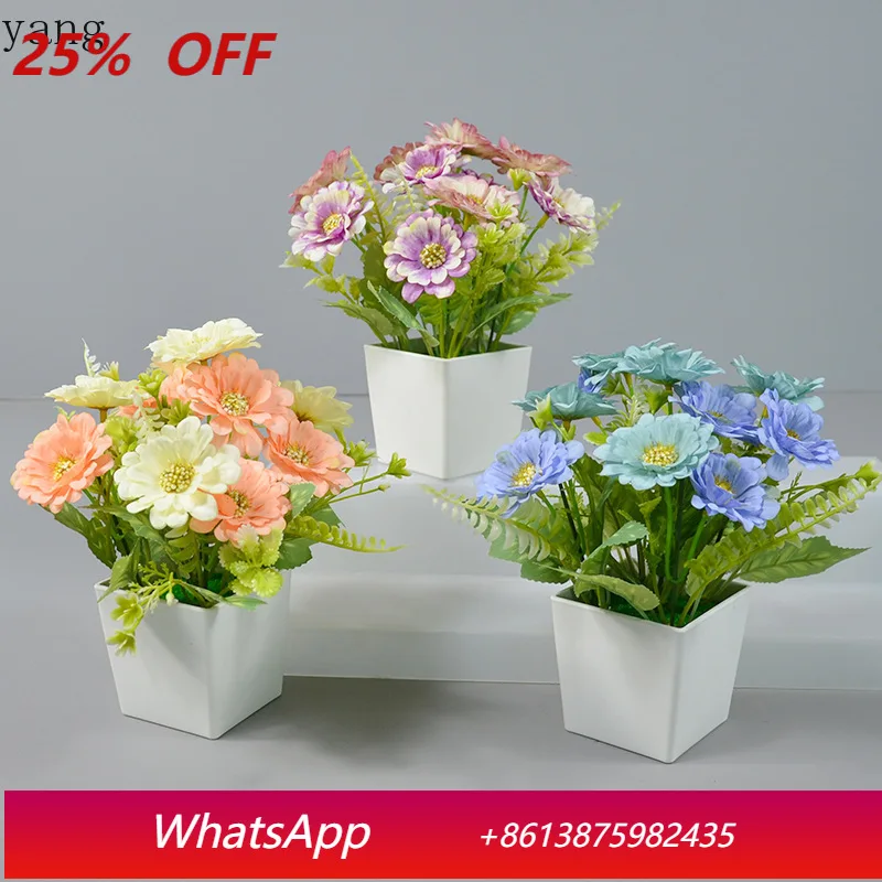 

CX simulation hibiscus bonsai home living room coffee table bedroom bedside table decoration