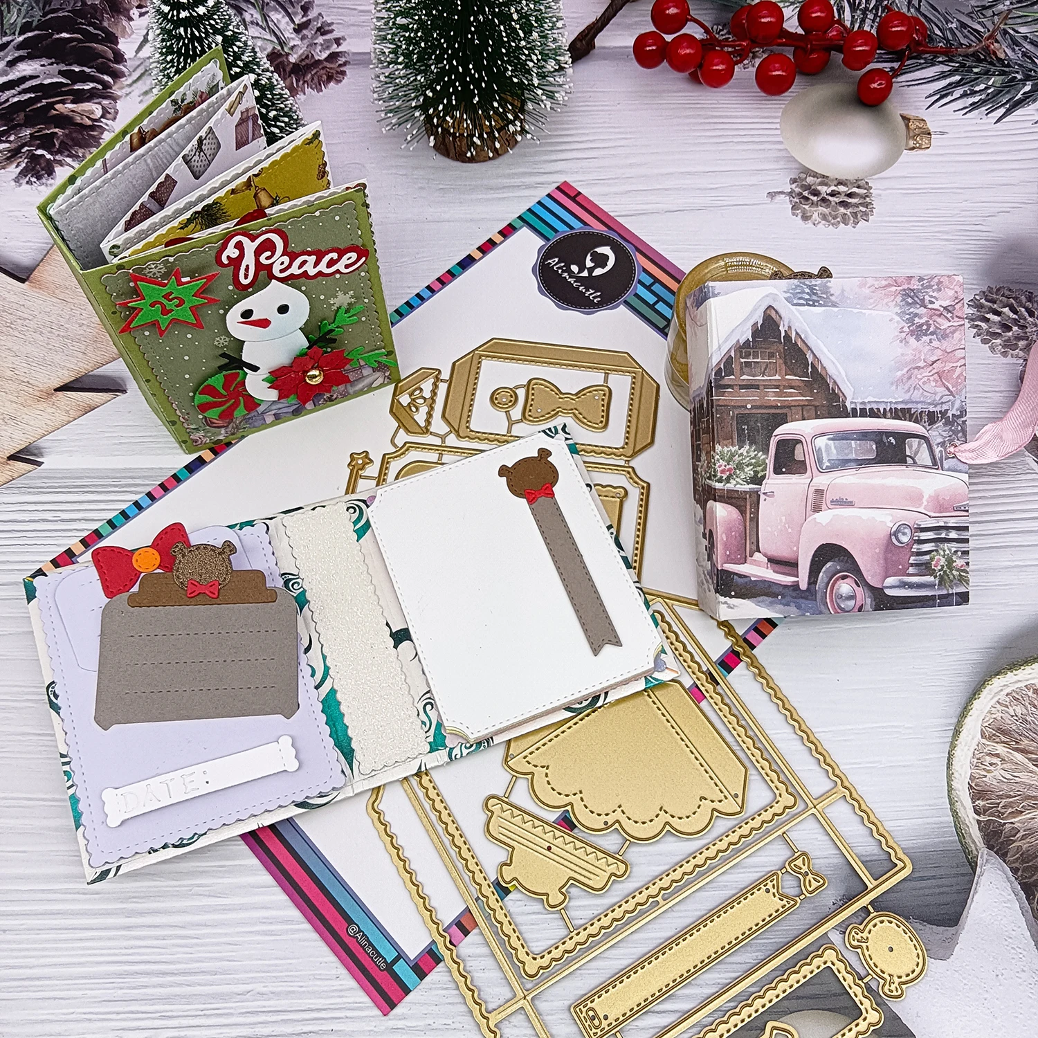 �y�Z�[�����z�u�b�N�J�o�[�J�b�g�_�C�A�u�b�N�y�[�W�ƃA�N�Z�T���[�A���^���J�b�e�B���O�_�C�A�M�t�g�y�[�p�[�N���t�g�A����J�[�h�쐬DIY�p�̋��F�̃_�C�J�b�g