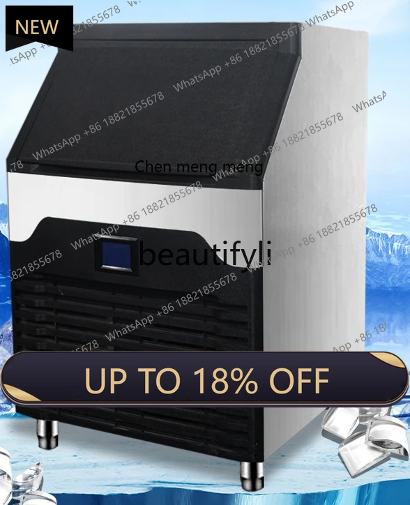 

Z189 Ice machine commercial, crescent moon, ice machine milk tea shop bar automatic ice cube machine