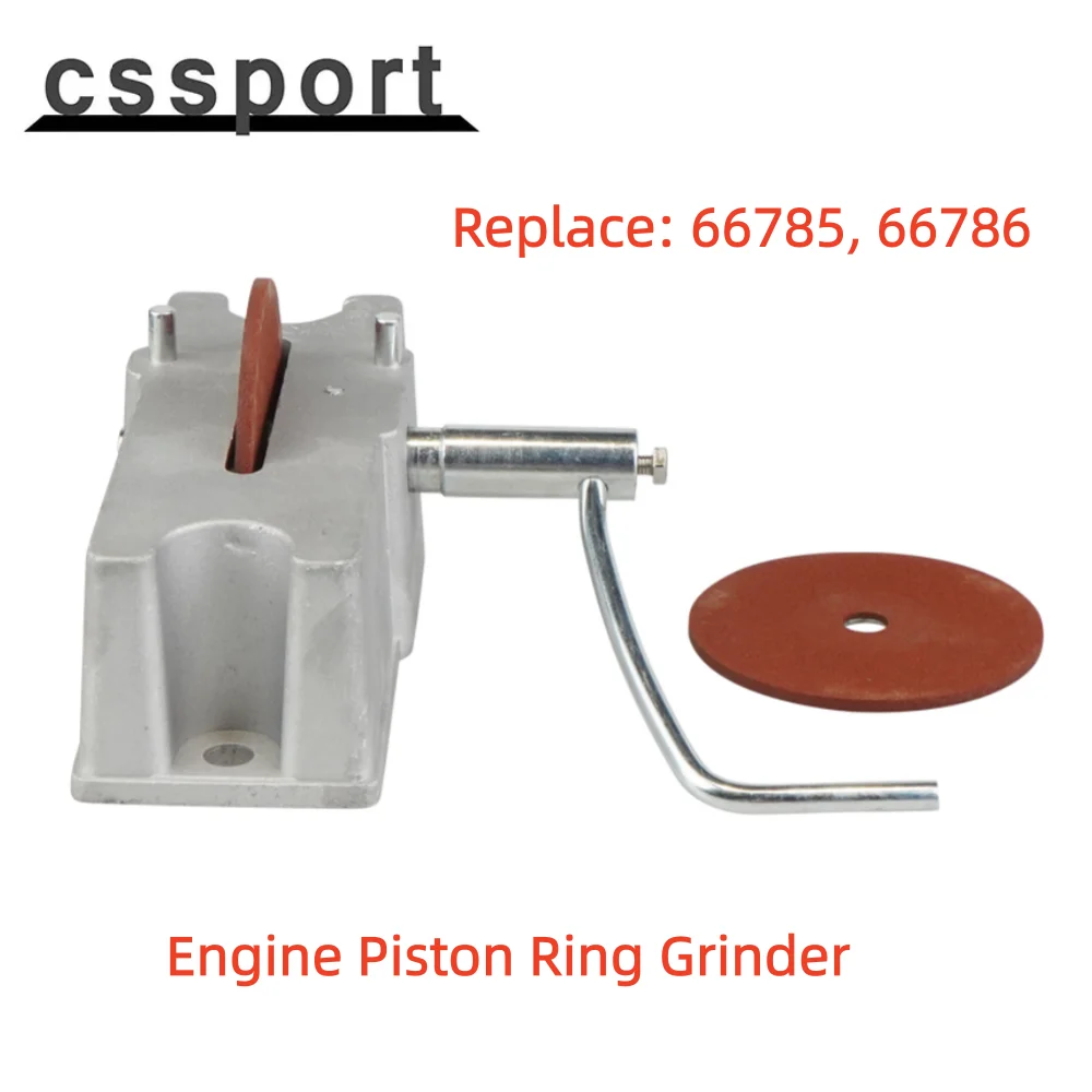 66785 66786 Portable Manual Engine Piston Ring Grinder with 120 Grit Carbide Grinding Wheel Can Be Bench or Vise Mounted