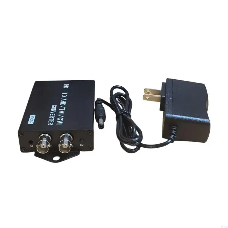 Multiple Format HDTV To 2 Channel AHD TVIs CVI Converters With AntiInterference Metal Housing Design H8WD