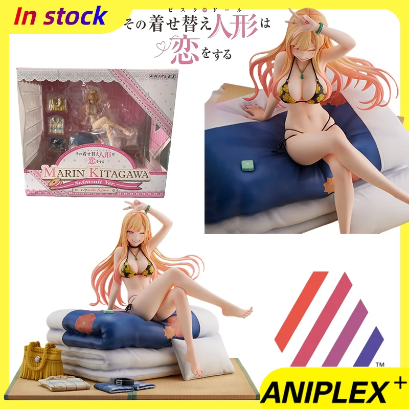 

【100% оригинал】ANIPLEX в наличии Sono Bisque Doll Wa Koi O Suru Kitagawa Marin 1/7 купальник Ver.H = 19 см гаражный комплект персонажей аниме
