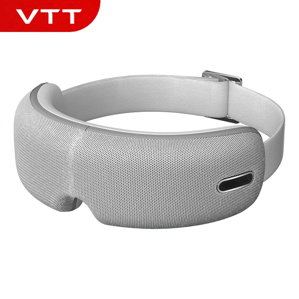 

VTT Electric Eye Massager Hot Compress Vibration Massage Bluetooth Music Relief Stress Fatigue Relax Eye Care Smart Glasses