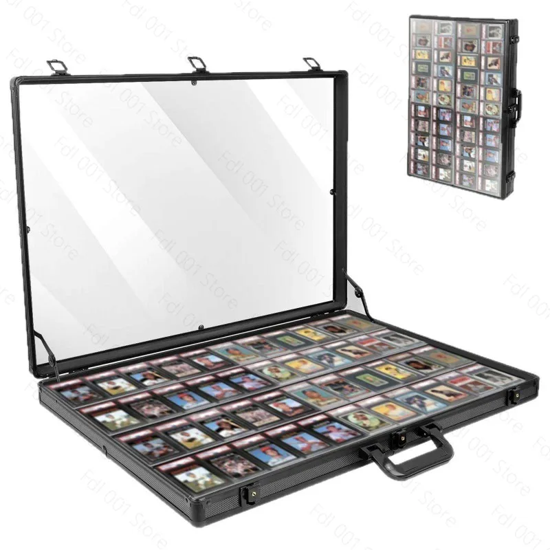 Collection Display Frame Display Cabinet Storage Box Trading Card Display Case Spacious Lockable With Handle
