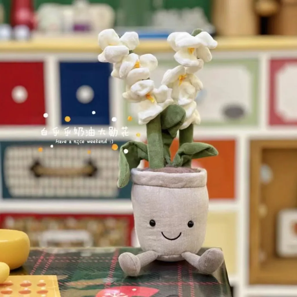 Giocattolo Decorativo JC Plush a Forma di Pianta in Vaso, Girasole e Margherita, Peluche Morbido e Confortevole, Decorazione per la Casa, Regalo Trendy