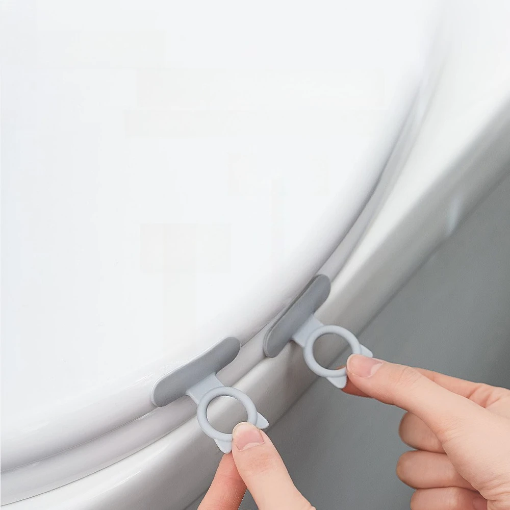 

Silicone Toilet Seat Lifter With Self Adhesive Installation Multifunctional Handle For Hygienic Hands Free Use