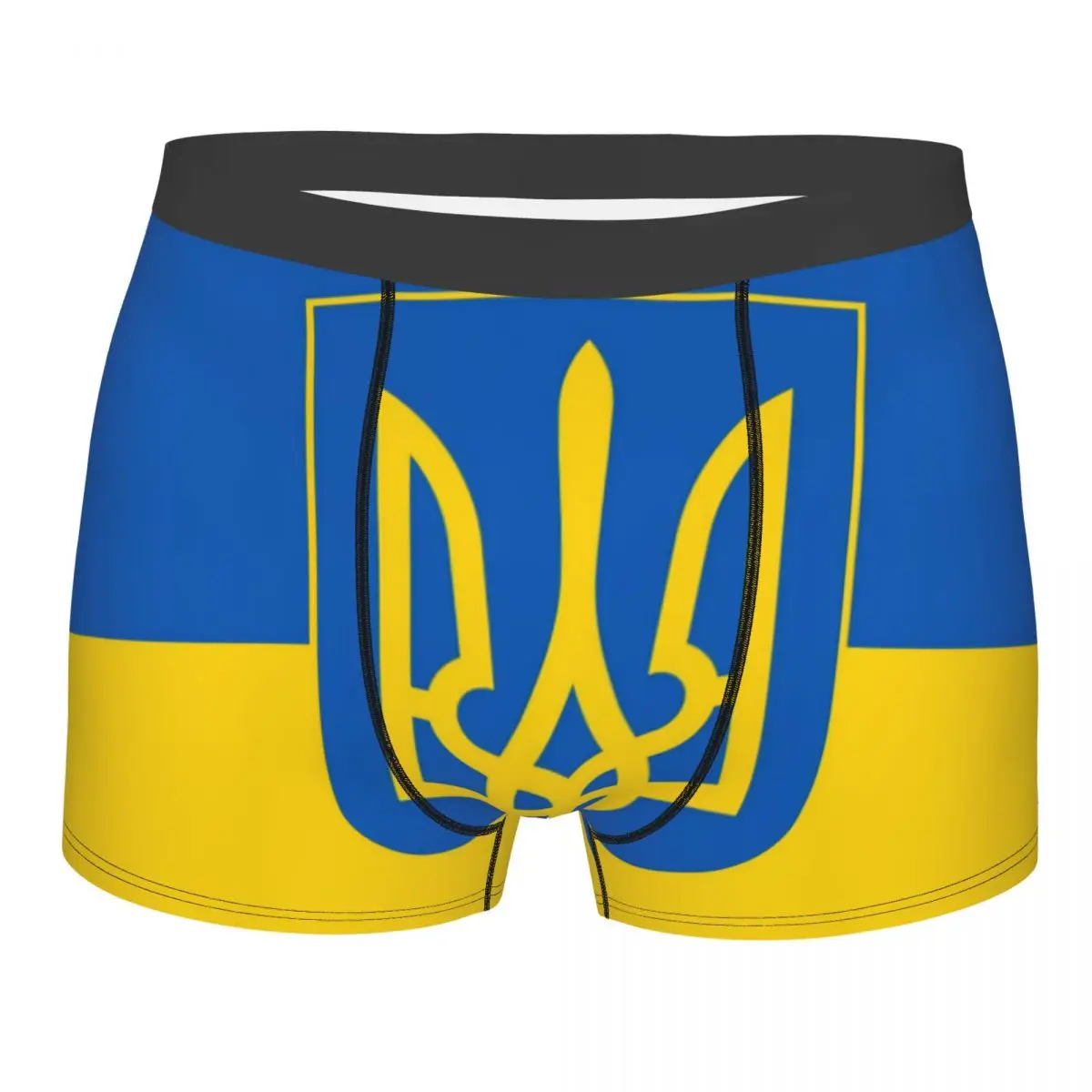 Flag Of Ukraine Boxer Shorts Men 3D Print Male Breathbale Patriotic Underwear Panties Briefs