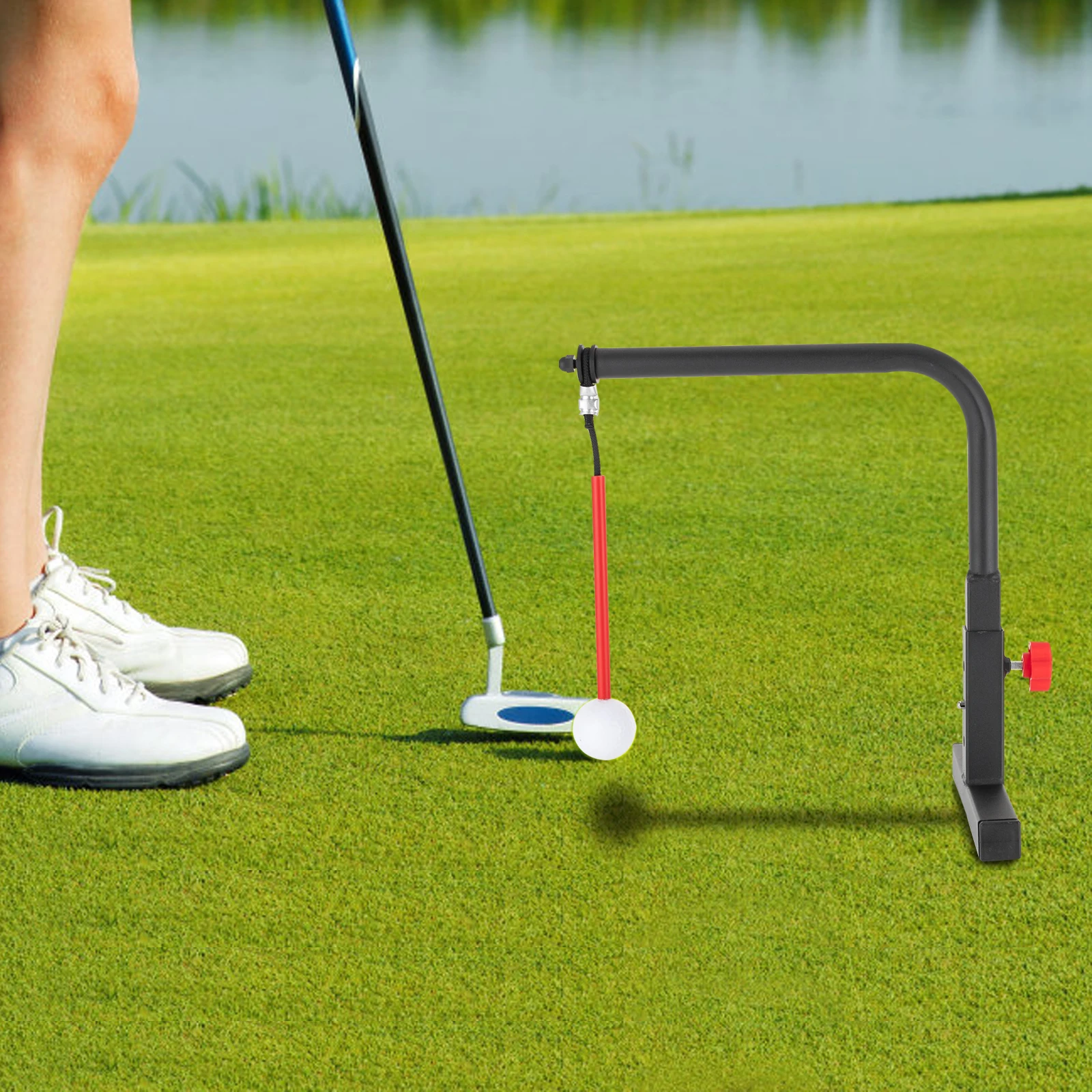 Professional Outdoor Golf Hitting Swing Training Tool Golf Ball Chipping Practice Hitting Tool