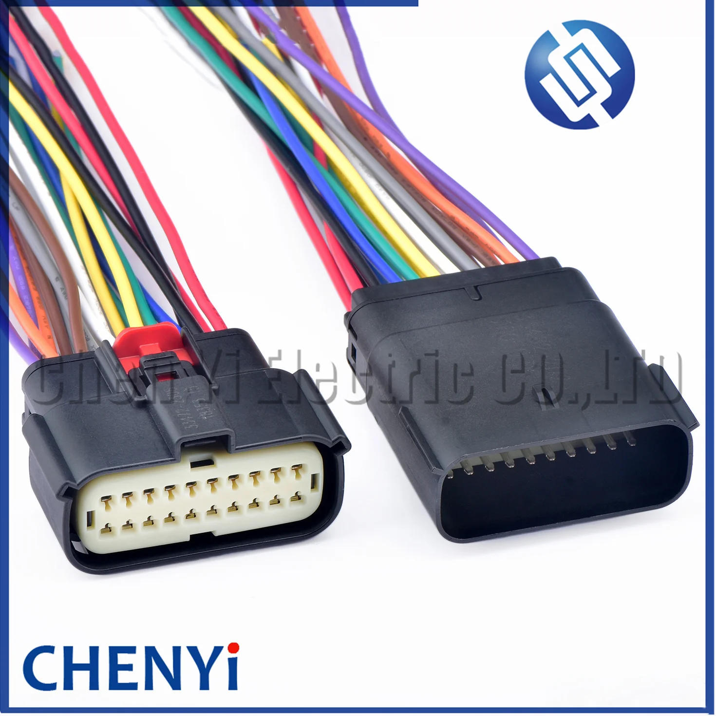 20 Pin Headlight Socket Lamp Light Connector Wire Harness plug 33482-2132 33472-2001 For Chevrolet Ford EDGE Fiesta Cadillac
