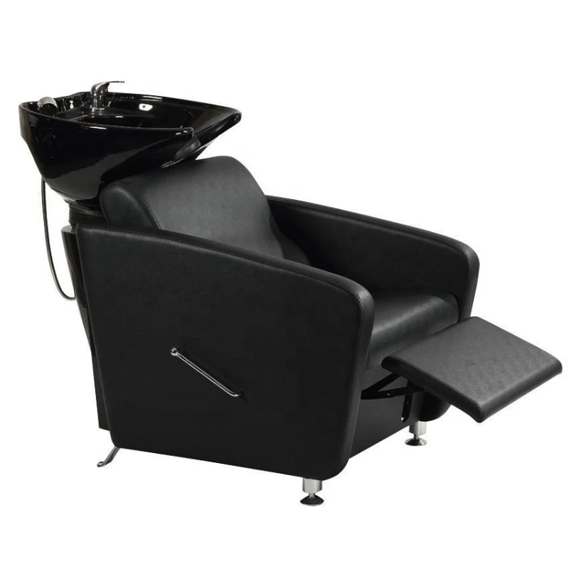 

Barber shop shampoo bed semi-reclining flush bed hair bed