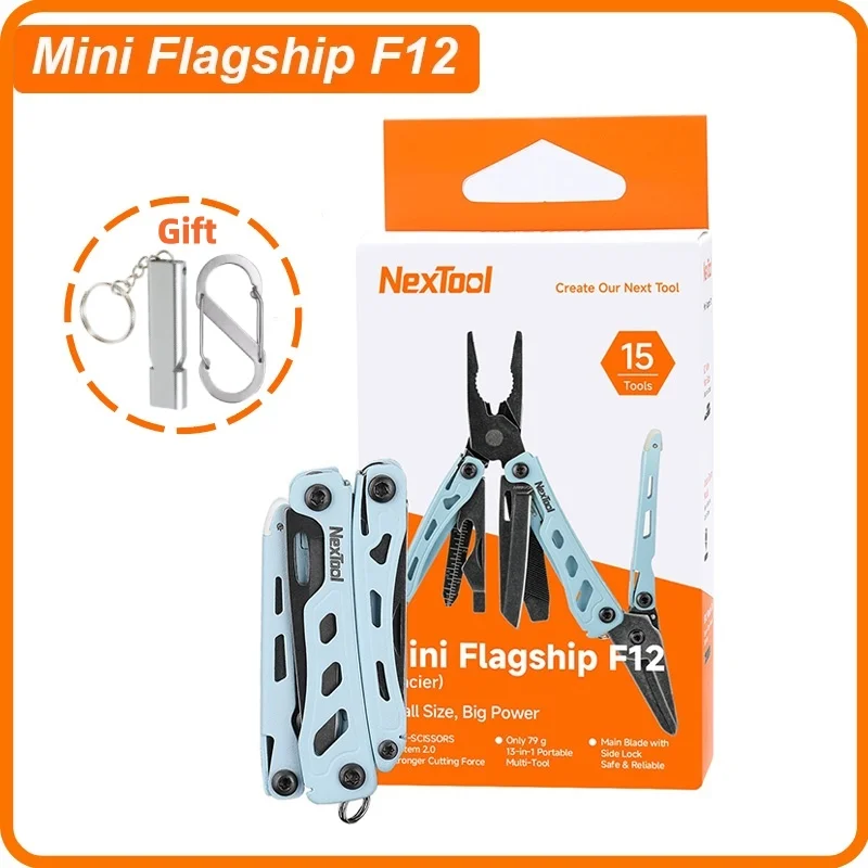 NexTool Mini Flagship F12 13 In 1 Multitool Folding EDC Hand Tool Screwdriver Mini Pliers File Scissors Bottle Opener Outdoor