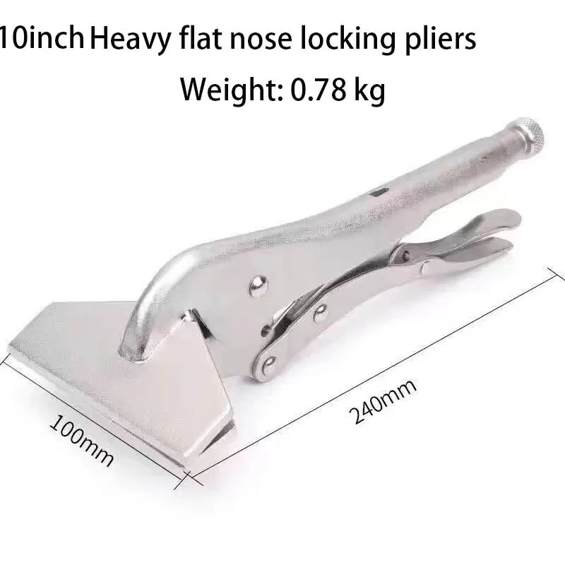 8~10 inch Locking Sheet Metal Clamps Welding Locking Pliers Adjustable Opening Woodworking professional hand tools Pliers