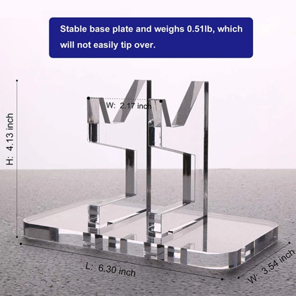 Controller Bracket Acrylic Game Controller Display Base Transparent Accessories for Switch Pro/PS5/Xbox Series X/PS4 Joystick view 6