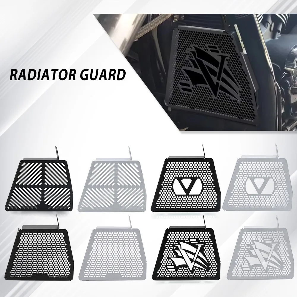 

Radiator Grille Guard Cover For Victory Cruiser Hammer Highball Boardwalk Judge Magnum / X-1 Gunner Jackpot Ness Jackpot Intl