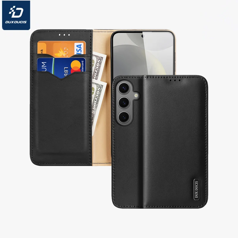 

DUX DUCIS Premium Genuine Flip Leather Wallet Cace For Samsung Galaxy S24 S23 Ultra RFID Magnetic skin Card Slot Phone Cover