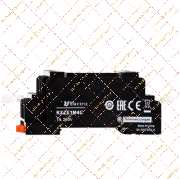 10Pcs Relay Base Socket RXZE1M2C / RXZE1M4C, Economy Type DIN Rail Mount