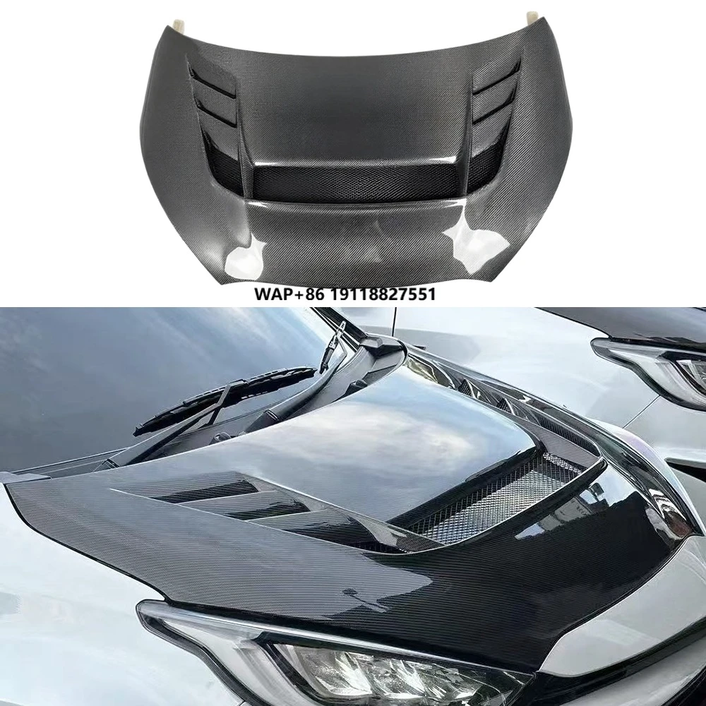 

For GR YARIS GXPA16 V Style Carbon Fiber Front Bonnet Engine Hood