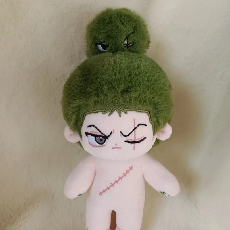 Handsome Swordsman Zoro Cotton Stuffed Dolls Kawaii Pirate Hunter Roronoa Zoro Collectible Toys for Children Adults Anime Gift