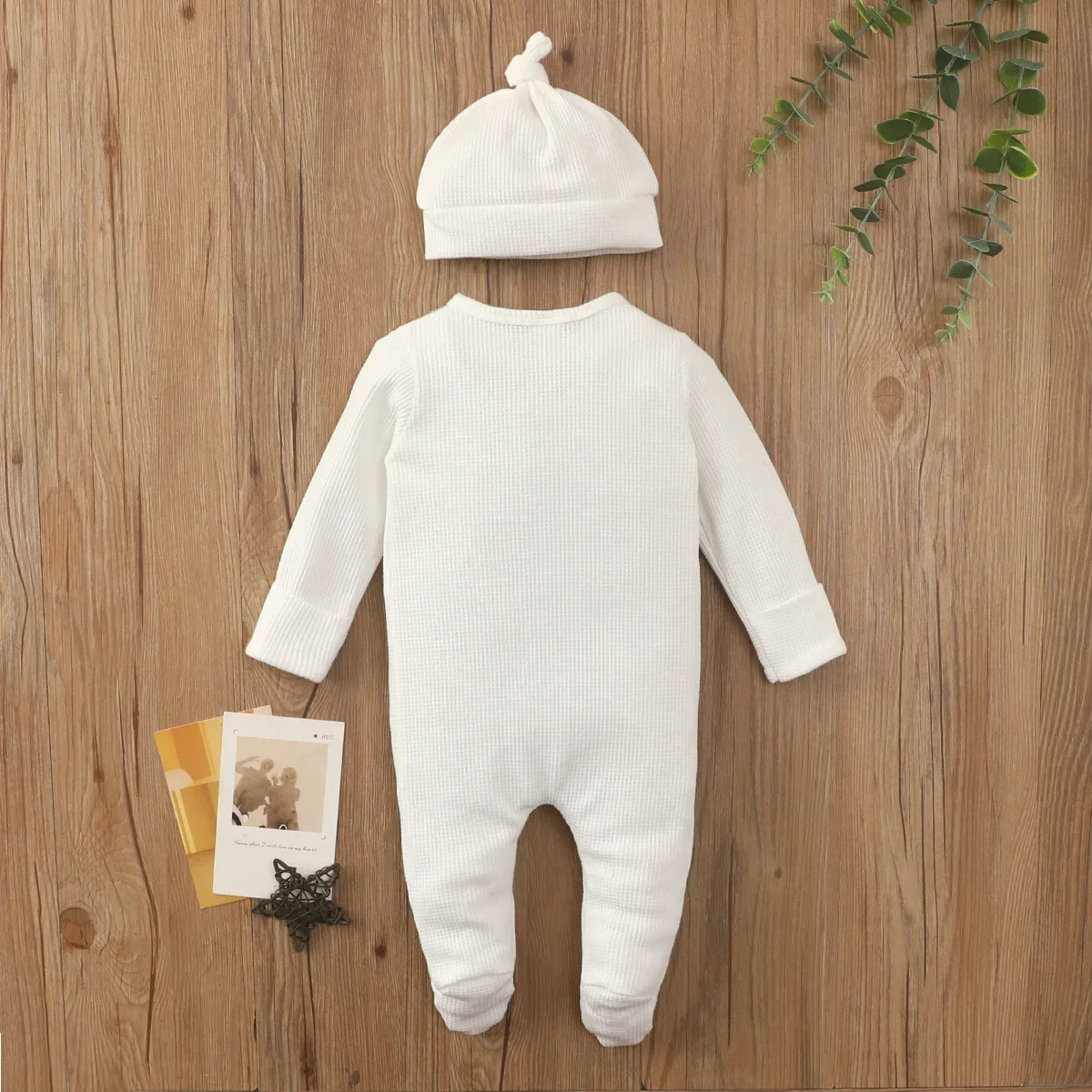 Boys Girls Jumpsuit Clothes Newborn Baby Solid Colour Long Sleeve Zip Bodysuit Infant Babe Romper  3-6-9-18M for  Four Seasons