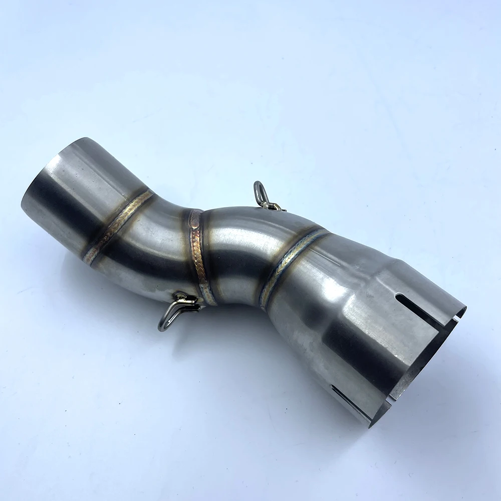 Stainless Steel Link Tube For BMW R1200GS ADV 2013 -2019 Motorcycle Exhaust Pipe Mid Middle Connect Pipe