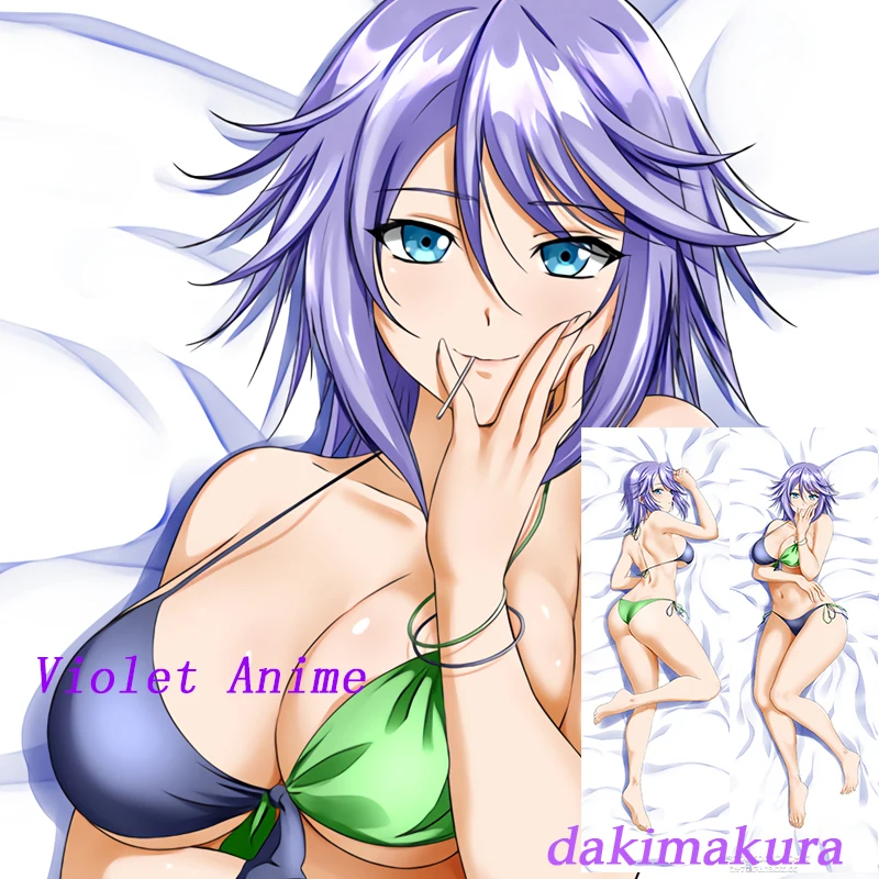 Dakimakura Anime Rosario Vampire Shirayuki Mizore Double-sided Print Life-size Body Pillow Cover Bedding Gifts